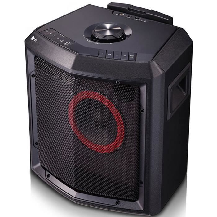 LG FH2 Mini-Chaine 50 Watts - Bluetooth - Batterie Intégrée - Lecture USB - Radio FM
