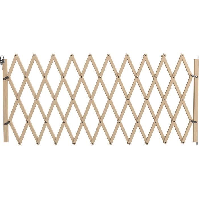 NORDLINGER PRO Barrière Stopmax extensible en bois - Pour chien