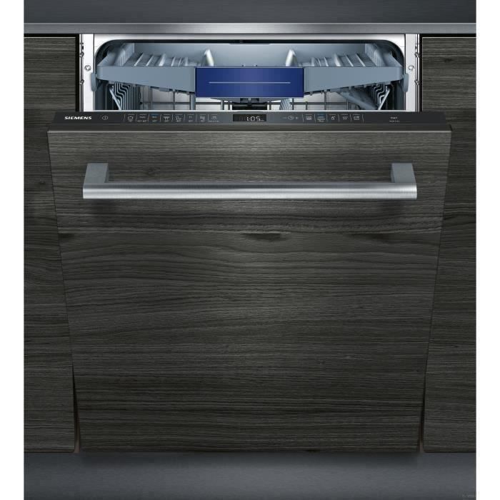 SIEMENS SN658X02ME-Lave vaisselle tout encastrable-14 couverts-Silencieux 42 dB-A++-Larg 60 cm-Moteur iQdrive
