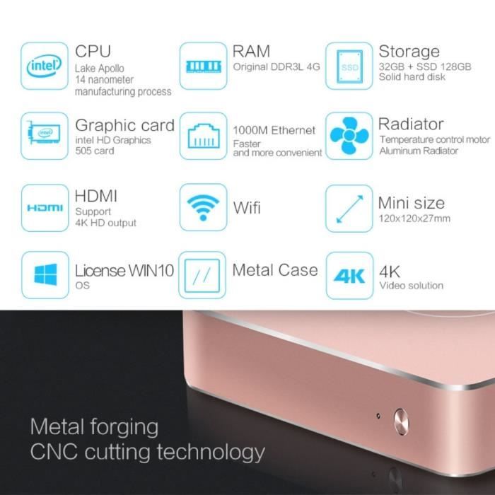  V13 - Windows 10 Mini PC, Intel 2.2GHz, RAM:2