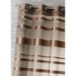 Voilage rayures horizontales Chocolat 140 x 240 cm - Achat / Vente ... Voilage rayures horizontales Chocolat 140 x 240 cm - Achat / Vente ...