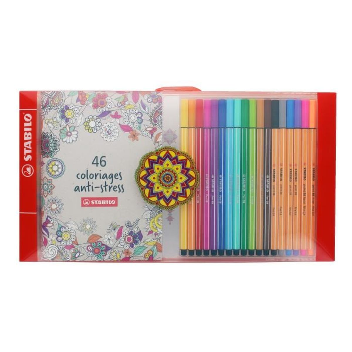 STABILO Coffret de coloriage lot de 18 feutres