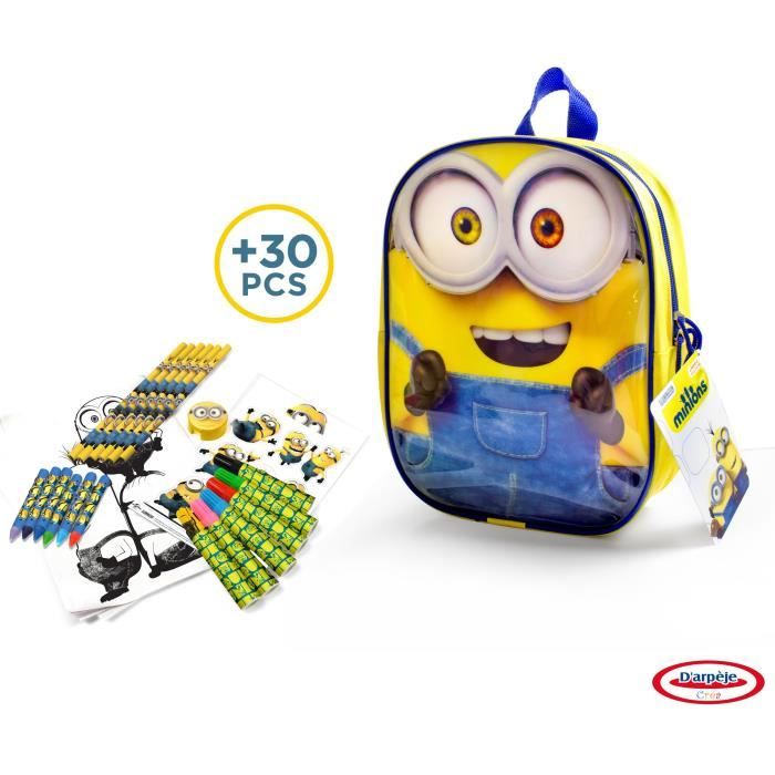 LES MINIONS Sac à Dos Garni