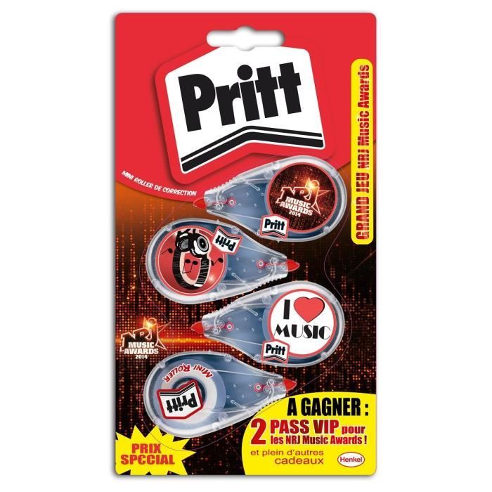PRITT Lot de 4 Mini Correction 4,2