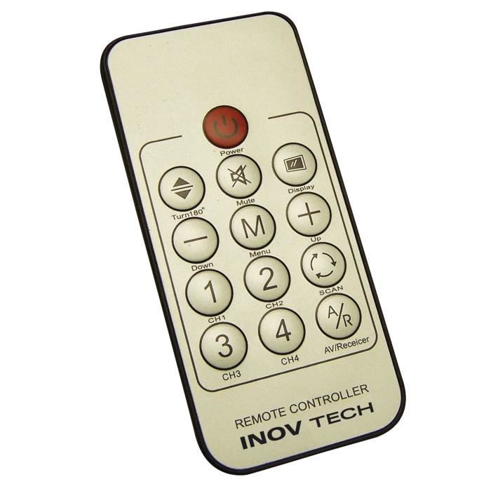 INOVTECH Écran Caméra de Recul Vision Nocturne Motorisée