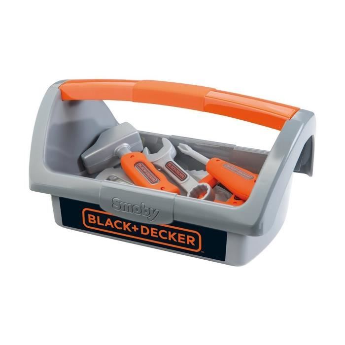 SMOBY Black & Decker Boite à Outils 6 Accessoires