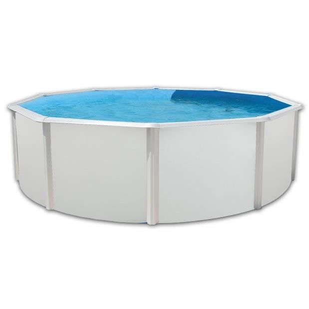 PRESTIGIO Piscine ronde en acier 350x132cm