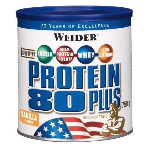 WEIDER Boîte de Protein 80+anille 750g