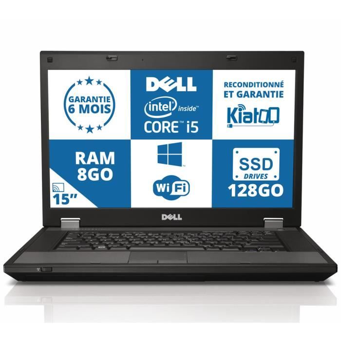 Ordinateur portable 15 pouces dell latitude E 5510 core i5 ...