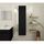 LUNA Colonne de salle de bain L 30 cm - Noir mat