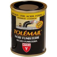 PEINTURE - VERNIS Peinture noir fumisterie Tolémail Avel - 250 ml PEINTURE - VERNIS Peinture noir fumisterie Tolémail Avel - 250 ml