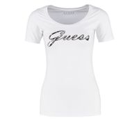 T-SHIRT TEE SHIRT GUESS PERLES M.COURTES POUR FEMME T-SHIRT TEE SHIRT GUESS PERLES M.COURTES POUR FEMME