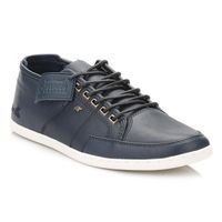 BASKET Box Fresh Homme Navy Sparko Cuir Baskets -UK 10 BASKET Box Fresh Homme Navy Sparko Cuir Baskets -UK 10