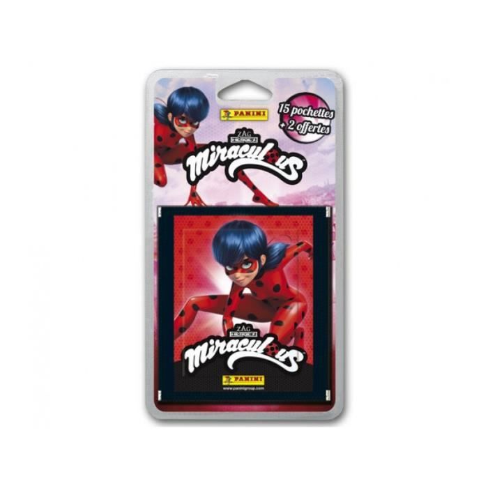 PANINI 17 pochettes MIRACULOUS - Cartes à collectionner