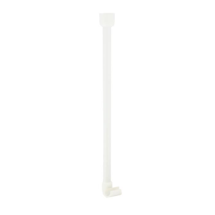 Support pour barre d'angle - ø 25 mm - Blanc