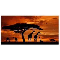 TABLEAU - TOILE ETHNIC Tableau déco 60x30cm TABLEAU - TOILE ETHNIC Tableau déco 60x30cm