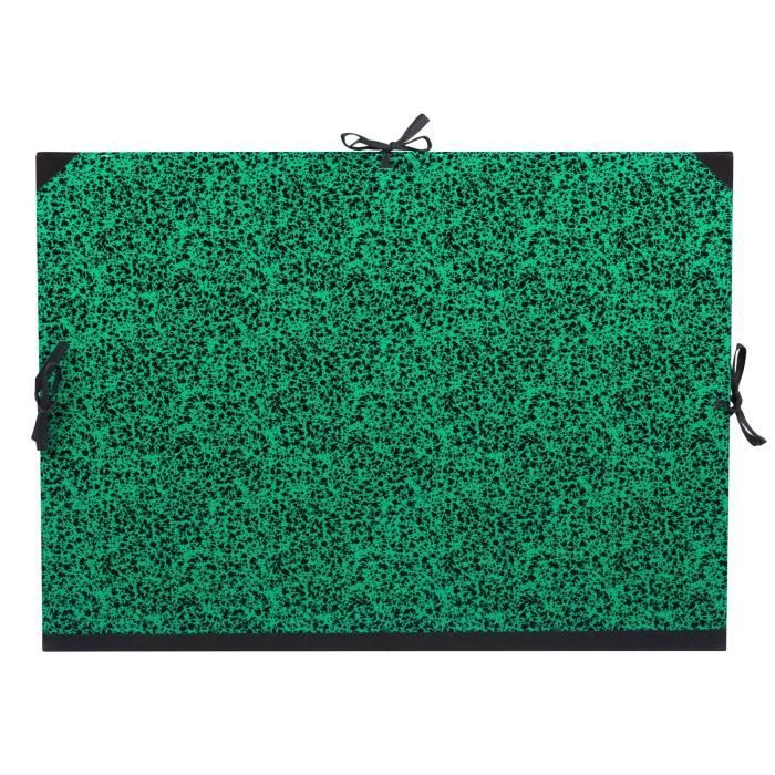 LEFRANC & BOURGEOIS Carton à dessin - Cordon - 52x37cm - Vert