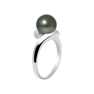 bague perle tahiti argent