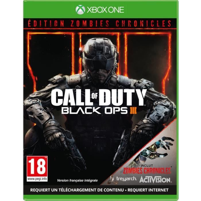 Call of DUTY Black Ops III Zombies Chronicles Jeu Xbox One