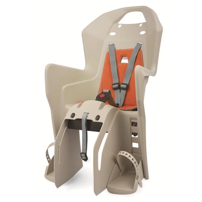 POLISPORT Siège Bébé Koolah Porte Bébé Arrière Fixation au Porte Bagage Cfs Sangle 3 Points