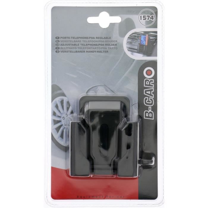 B-CAR Porte téléphone / Pda réglable - Gris