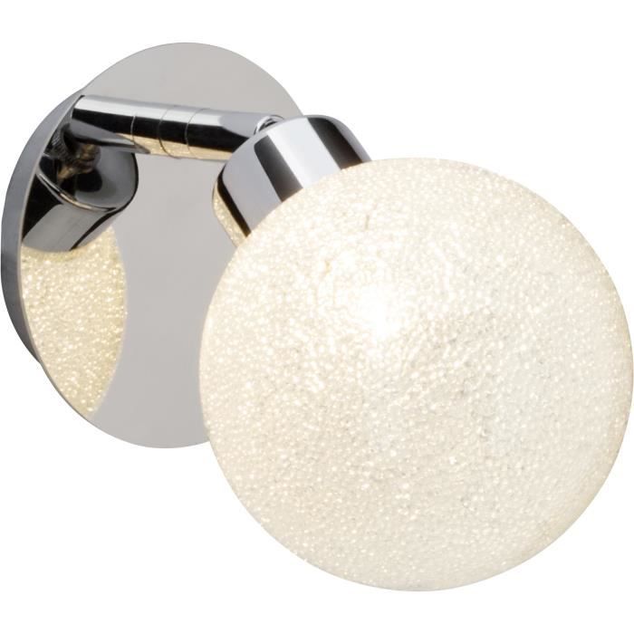 Applique spot LED à 1 lumière Pacome G9 3,5W chrome