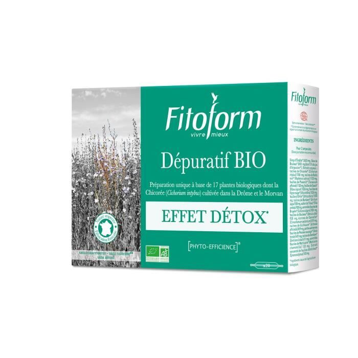 FITOFORM Dépuratif Bio - 20 ampoules