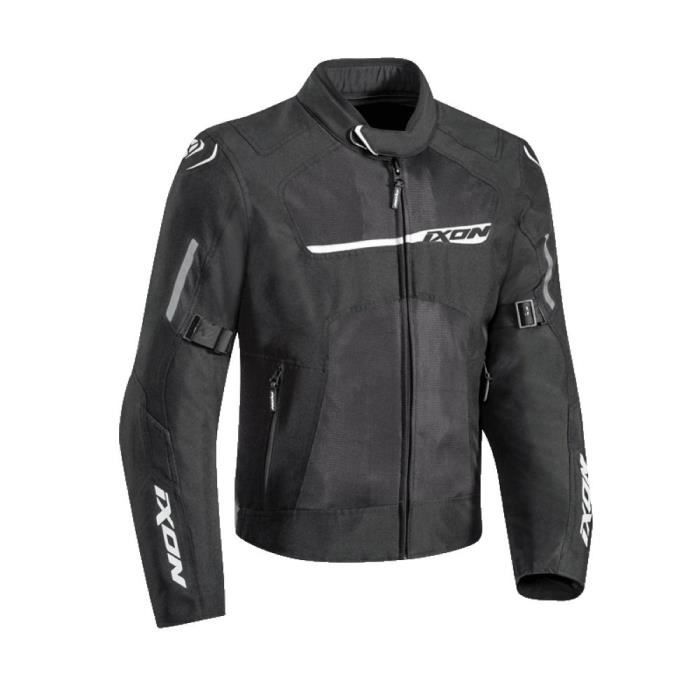 IXON Blouson moto Raptor - Noir et blanc