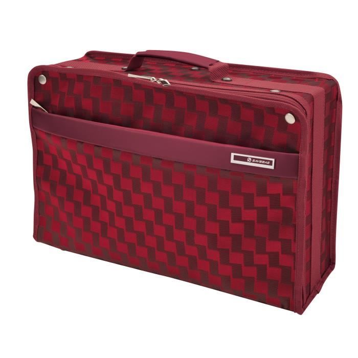 SAVEBAG Valise de cabine SQUARE pliable - 18L - Noir
