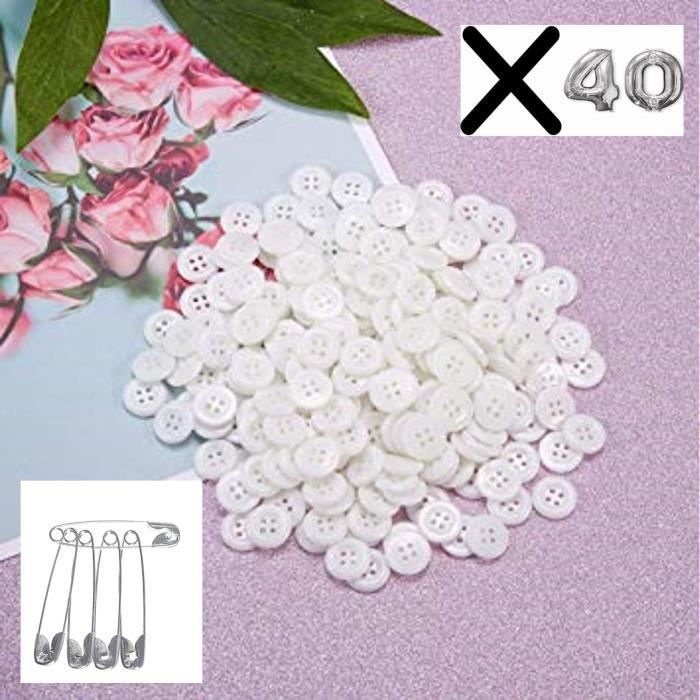 Boutons Pression à Coudre 11,5mm Argent