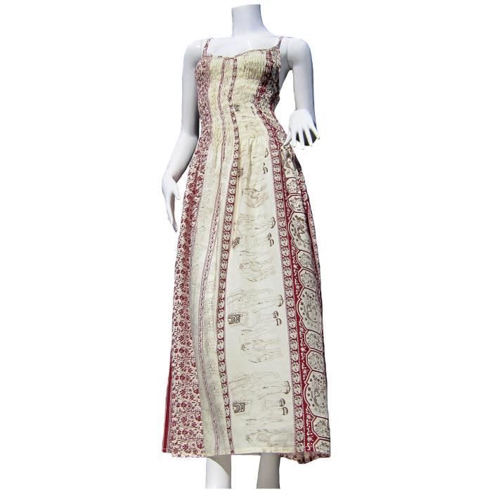 Craze Hawaïen Boho Hippie Maxi Robe De Plage Dété Florale H1hah