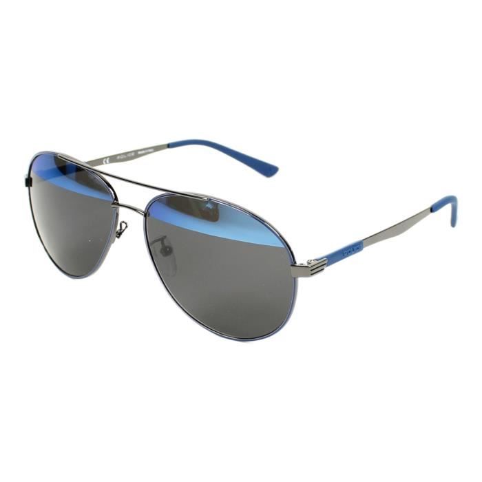 Court 1 Bleu De Spl344 Police K53h Lunettes Soleil Gunmetal rhQCsdxtB
