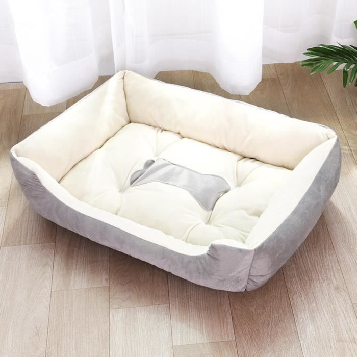 Coussin De Grand Chien Chat 453015cm Coussin Niche De Chien Quatre Saisons Disponibles Respirant Confortable Chaleureux Gris