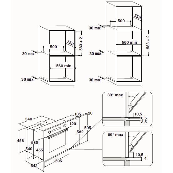 AKZ476IX  Four 60L multifonction Air brassé2