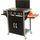 Plancha à gaz sur chariot 3 feux - Inox - 121x53,5