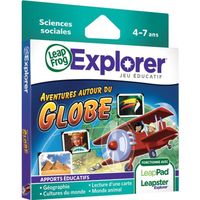 JEU CONSOLE EDUCATIVE LEAPFROG Explorer Jeu LeapPad Globe JEU CONSOLE EDUCATIVE LEAPFROG Explorer Jeu LeapPad Globe