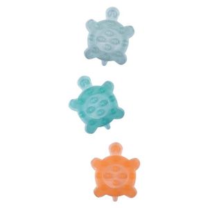 BEBE CONFORT Pastilles de bain antidérapantes x6 - bleu, gris & corail assortis