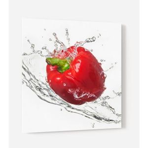 Fond de hotte "Eclaboussures d'eau avec