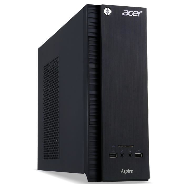 ACER PC de Bureau Aspire XC-704 - 4Go de RAM - Pentium N3700 - Intel HD Graphics - Disque Dur 3To HDD - Windows 10
