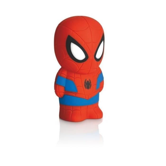 DISNEY - Veilleuse portable à pile Softpal LED Spiderman H12,5cm OFF