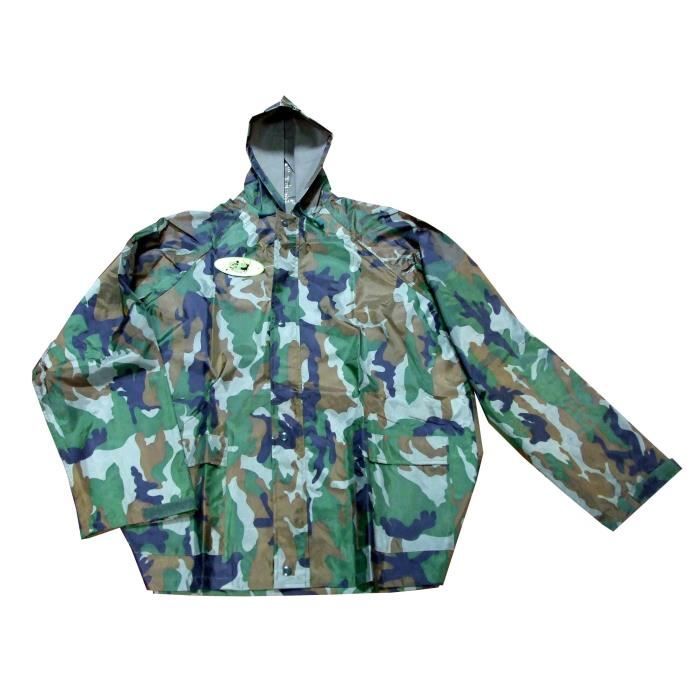 TERRITOIRE CHASSE Veste coupe vent étanche Camouflage - Taille Unique