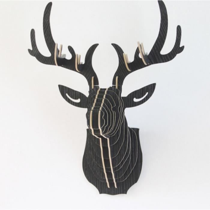 Lot De 2 Bois De Cerf Trophée - Décoration Chasse, Style Cabane, Chevreuil Ou Daim