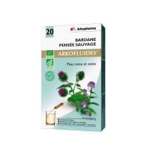 BEAUTÉ DE LA PEAU Arkofluides bardane & pensée sauvage bio 20 amp… BEAUTÉ DE LA PEAU Arkofluides bardane & pensée sauvage bio 20 amp…