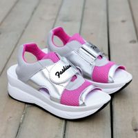 SANDALE - NU-PIEDS Femmes Velcro Fashion Plate-forme Sandales Mesh SANDALE - NU-PIEDS Femmes Velcro Fashion Plate-forme Sandales Mesh