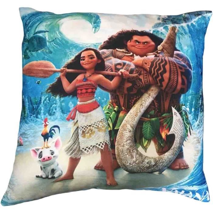VAIANA Coussin 40x40 cm bleu