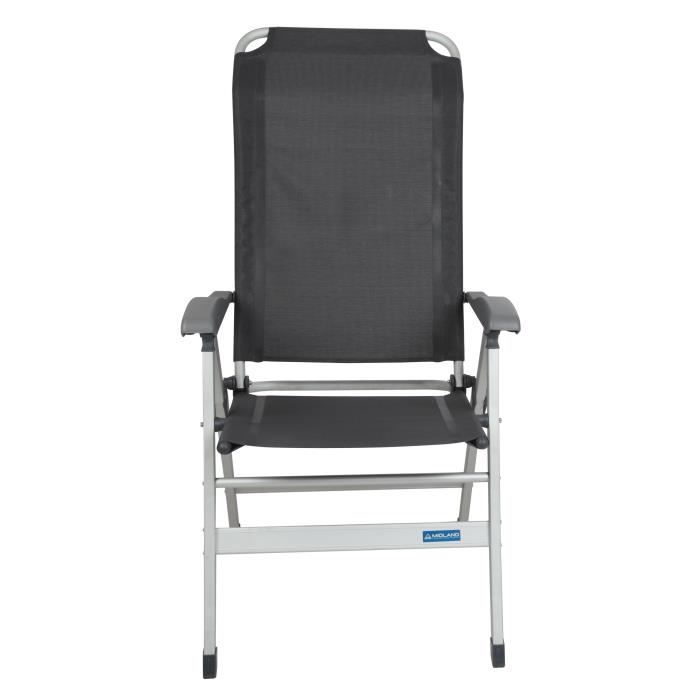 Fauteuil Confort Maxi - Aluminium - Gris