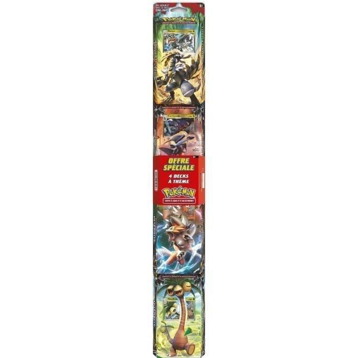 POKEMON - Mètre Méga Pack Starter 2019 - 240 cartes Pokémon aléatoires - Soleil et Lune