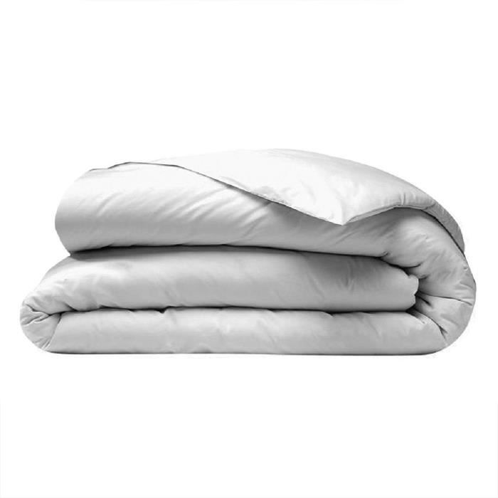 COTE DECO Housse de couette 200x200 cm - Blanc