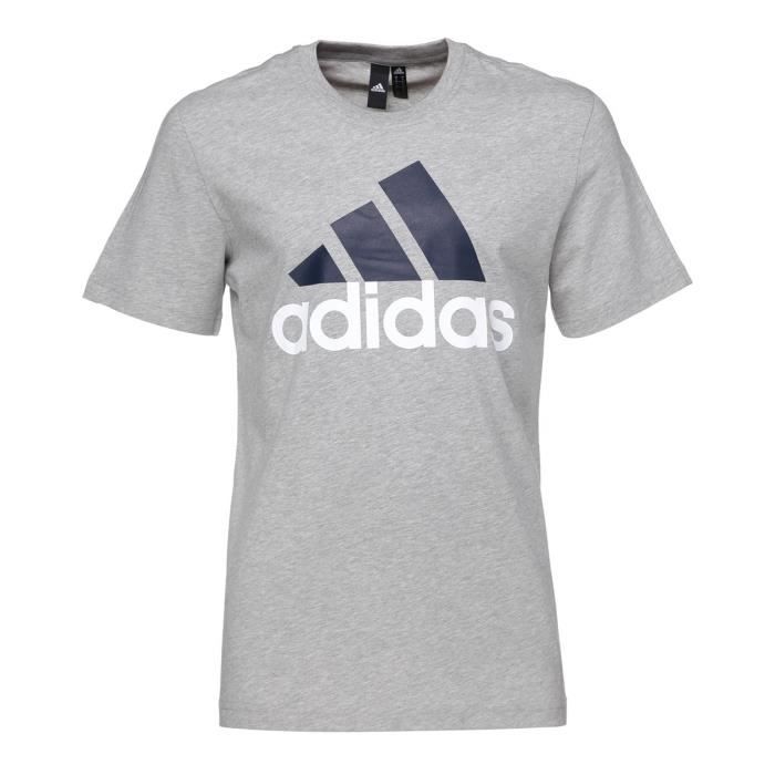 ADIDAS T-shirt Ess Linear - Homme - Gris