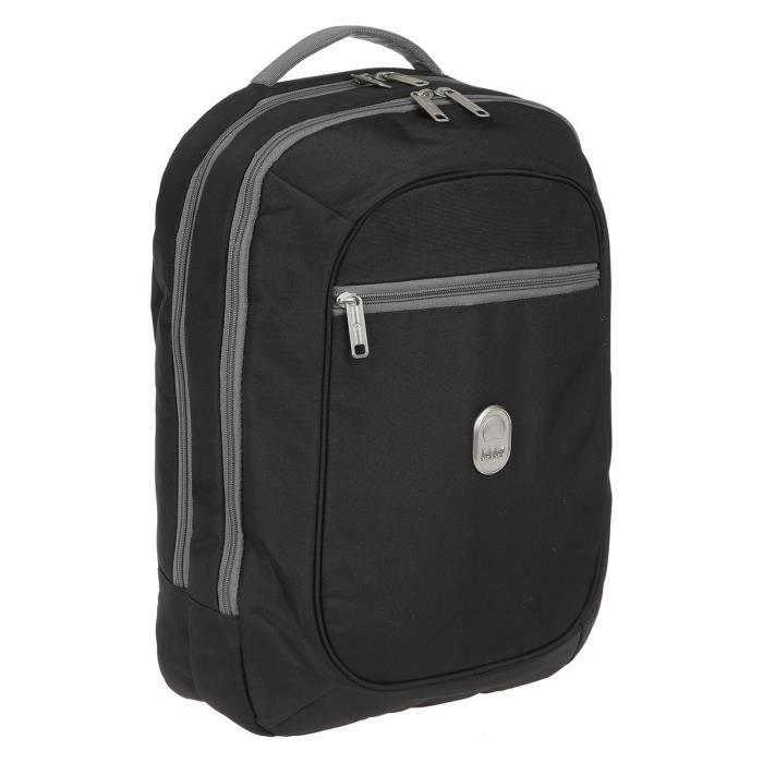 Sac à dos souple - 2 compartiments - Polyester - Noir